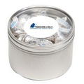 Hershey kisses in Large Round Window Tin